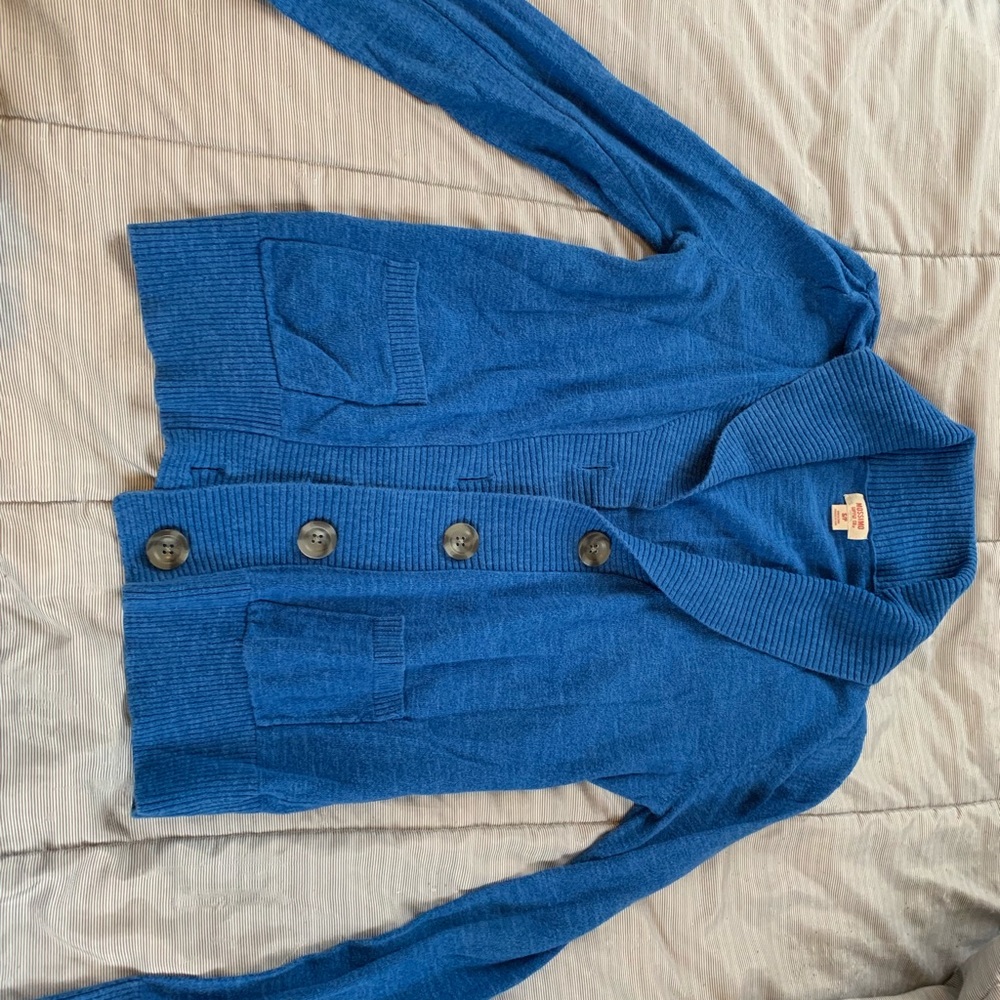 Blue long sleeve Sweater